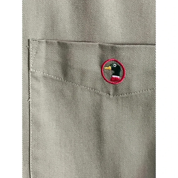 Duck Head Mens Long Sleeve Wrinkle Resistant Button Down Shirt Green Sz XXL/XXG - Picture 6 of 6